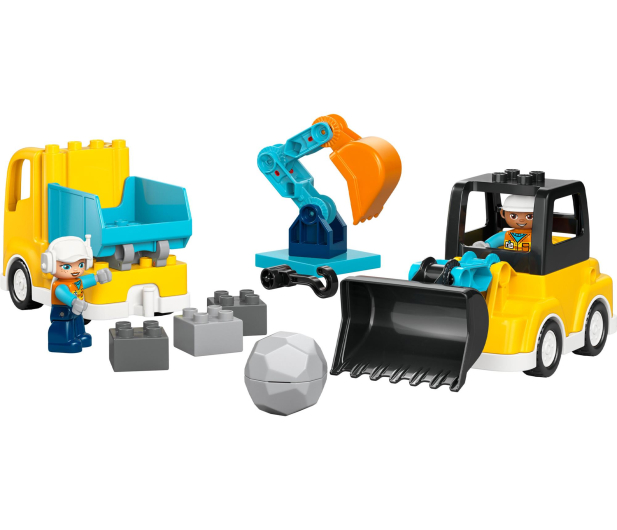LEGO DUPLO 10475 Maszyny budowlane 3 w 1 - 1473398 - zdjęcie 3
